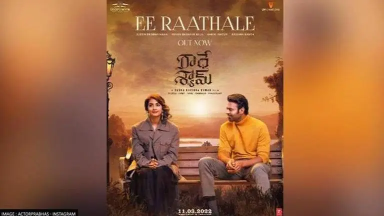 'Radhe Shyam': Prabhas & Pooja Hegde-starrer's soulful track 'Ee Raathale' out now; Watch Radhe Shyam
