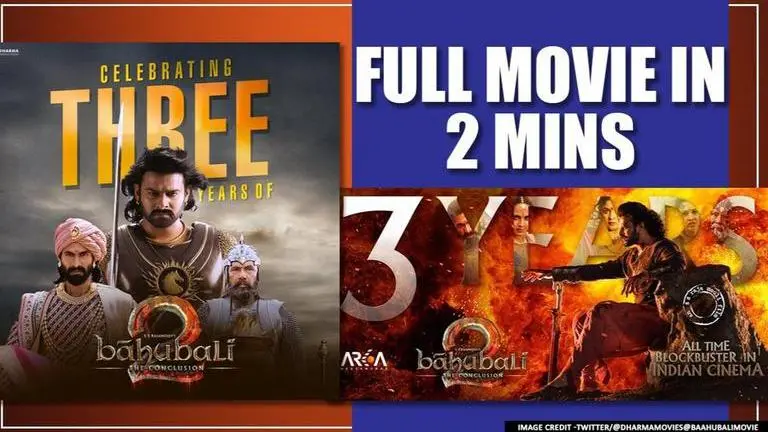 3 years of 'Baahubali 2': Short on time? Watch Rajamouli's blockbuster full in 2 minutes