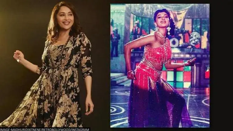 Madhuri Dixit watched 'Tezaab' in theatre wearing burqa; says 'People were throwing coins' madhuri dixit