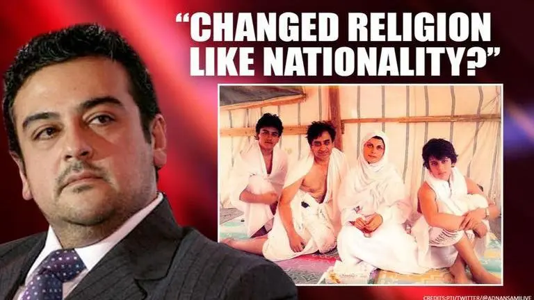Adnan Sami hits back at Pak troll's comment on 'changing religion' on family pic from Hajj Adnan Sami hits back at Pak troll's comment on 'changing religion' on family pic from Hajj