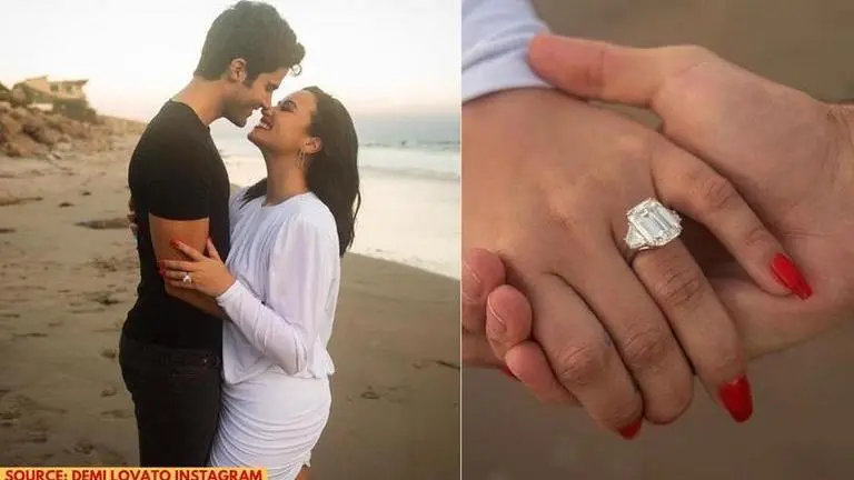 Demi Lovato's stunning engagement ring is worth a luxury mansion in LA, read details demi lovato