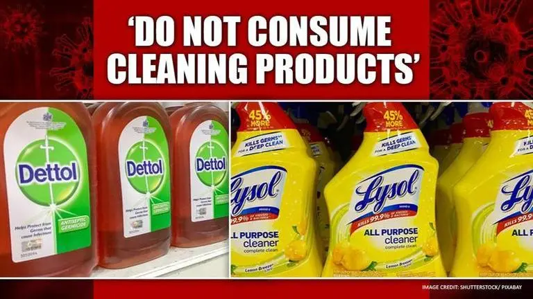 Dettol's maker warns 'don't drink or inject disinfectants' after Trump's dangerous remark disinfectant
