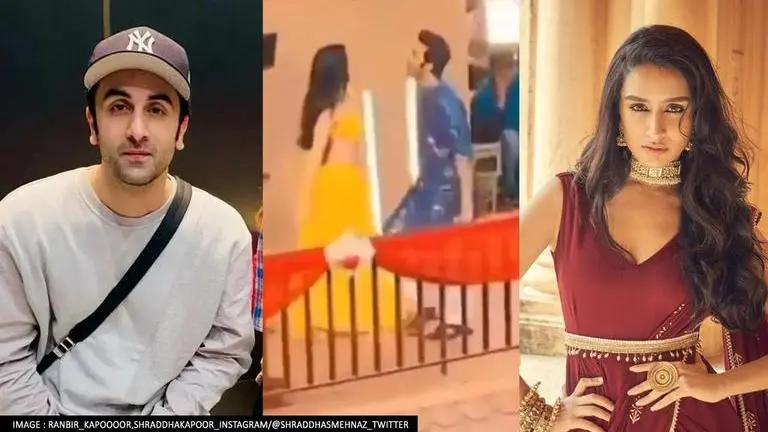 Ranbir Kapoor, Shraddha Kapoor seen dancing on sets of Luv Ranjan’s film, clip goes viral ranbir kapoor