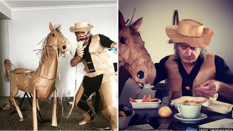 Australia: Man creates paper horse using brown bags, netizens say 'brilliant' Australia