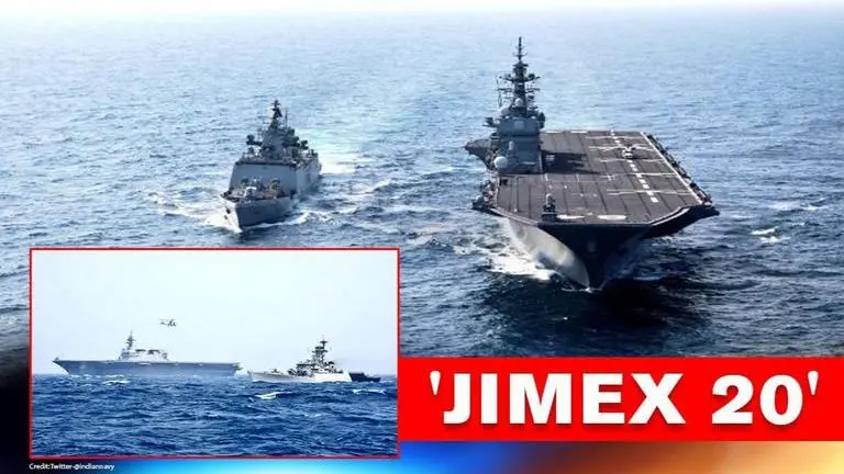 Indian Navy and Japan Maritime Self Defense Force to begin naval exercise JIMEX Indian Navy and Japan Maritime Self Defense Force to begin naval exercise from Sept 26
