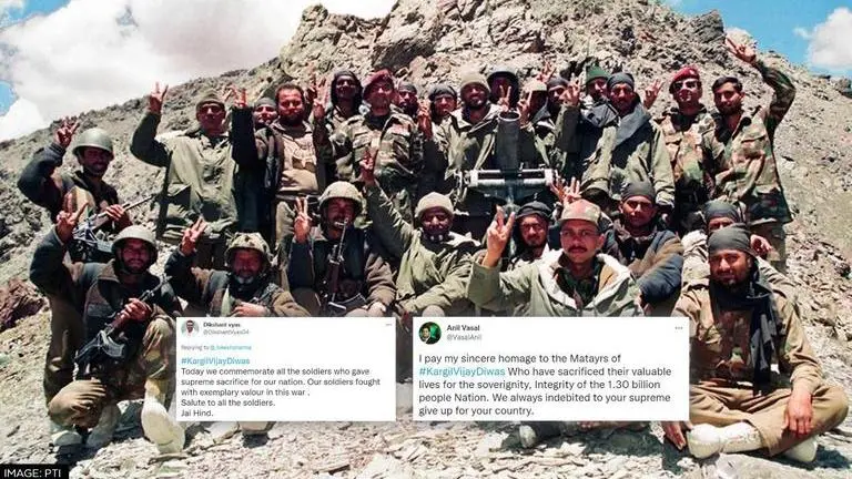 Kargil Vijay Diwas 2022: Indians pay homage to martyrs, salute Bravehearts' sacrifices Kargil Vijay Diwas 2022