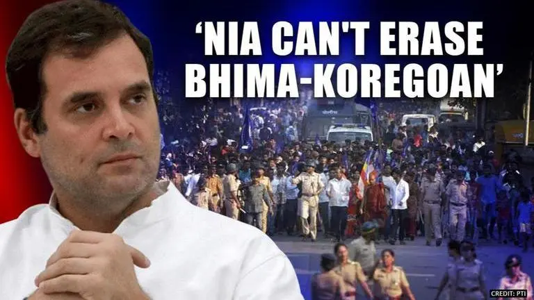 Bhima Koregaon: Rahul Gandhi slams case transfer, says 'NIA can't erase resistance' Rahul Gandhi