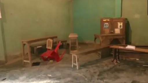 Polling booths and EVM machines vandalised in Manipur