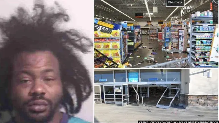 Walmart employee who was fired, drives car through store's front door; see pictures Walmart