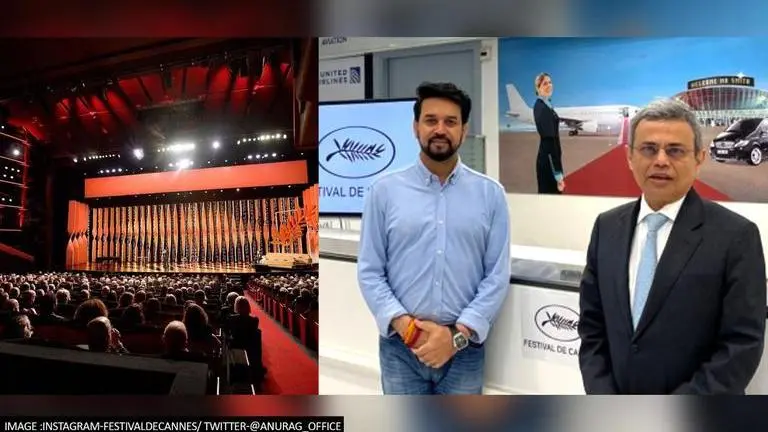 Cannes Film Festival: Union Min Anurag Thakur lands in France to lead Indian delegation Cannes Film Festival 2022