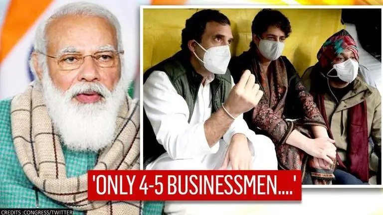 Rahul Gandhi gives new twist to farmers' protest: '4-5 businessmen run airports, courts' Rahul Gandhi