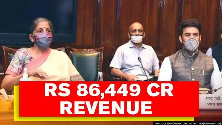 GST revenue at Rs 86,449 crore in August, down 12% from same month last year GST