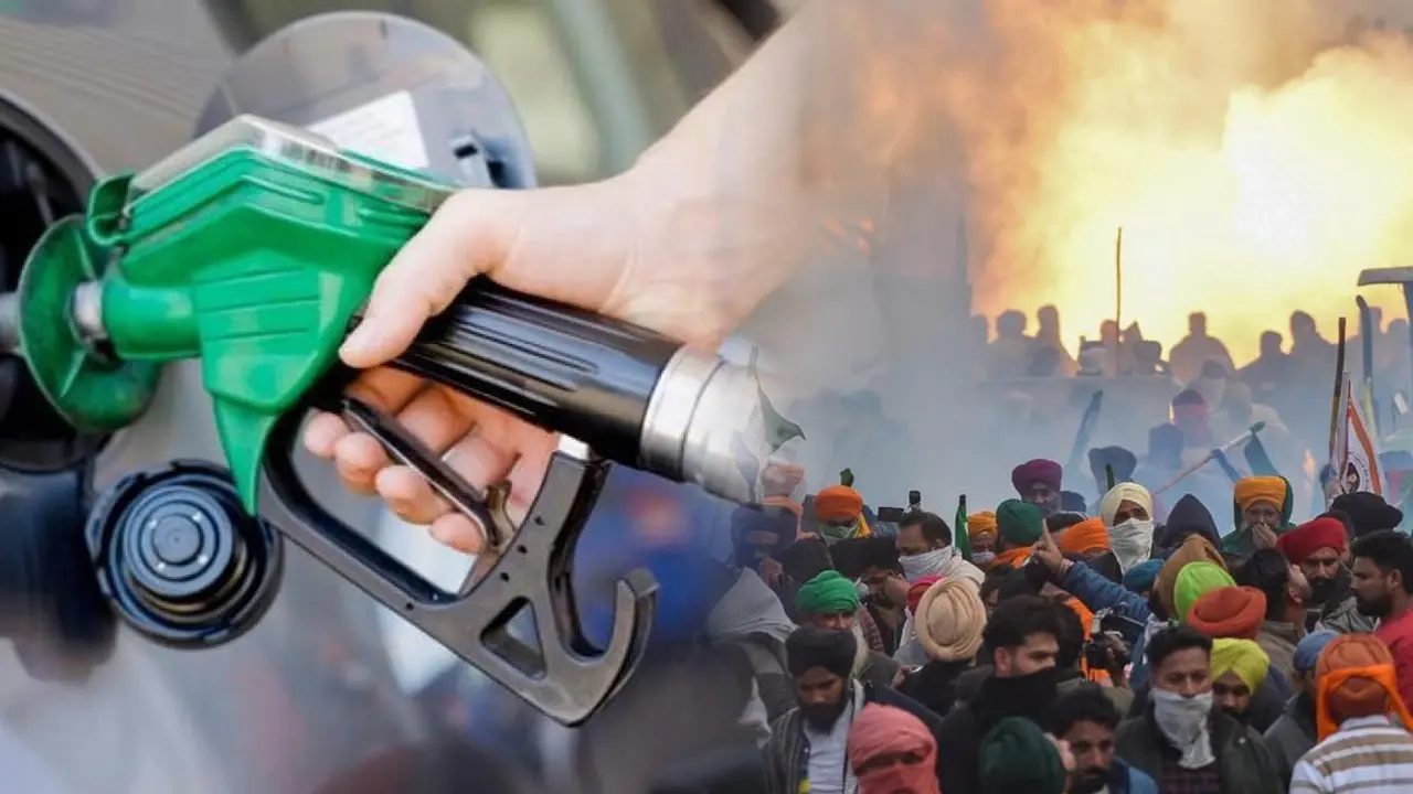 Farmers' protest march