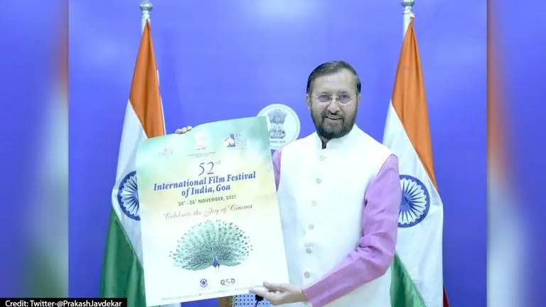 IFFI, Prakash Javadekar, IFFI in Goa, Prakash Javadekar IFFI poster