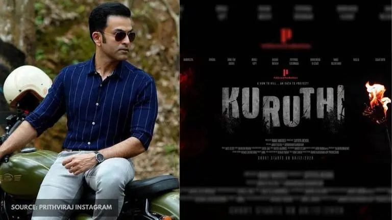 Prithviraj Sukumaran's next Malayalam film 'Kuruthi' shoot date and star cast announced Prithviraj