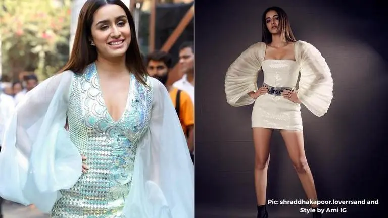 Shraddha Kapoor vs Ananya Panday: Who wore balloon sleeves dress better? Shraddha Kapoor