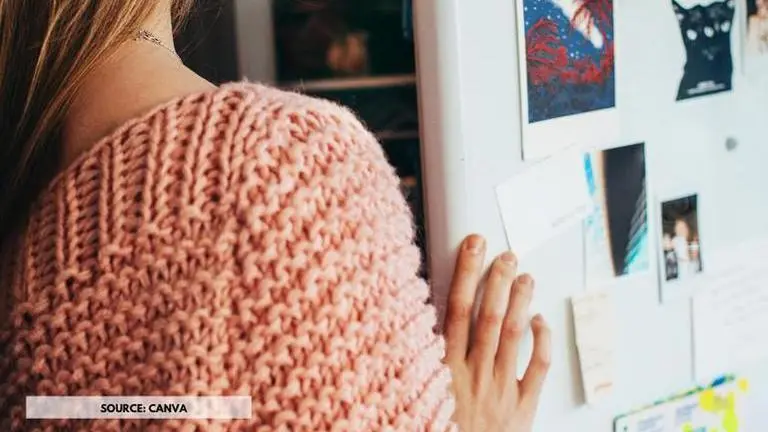 pregnant woman goes to the fridge