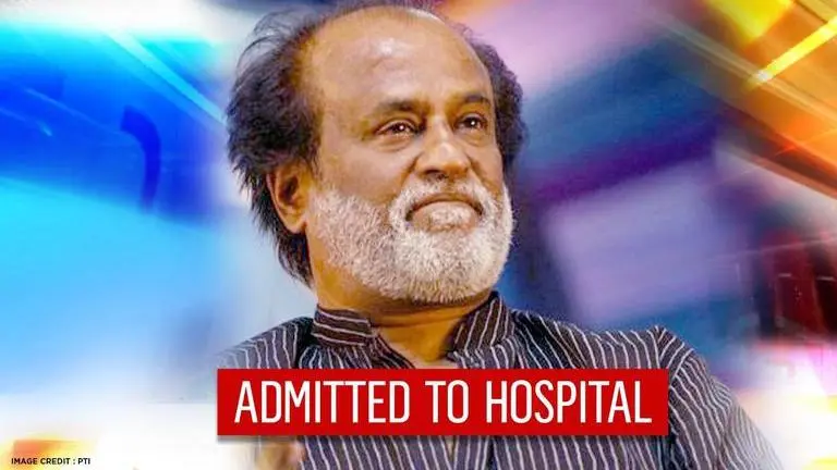 Superstar Rajinikanth hospitalised in Hyderabad for monitoring after BP fluctuations Rajnikanth