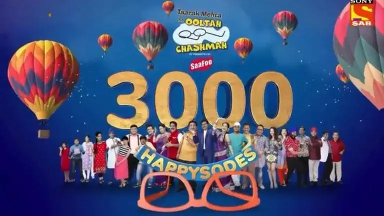 'Taarak Mehta Ka Ooltah Chashmah' completes 3000 episode: Creator, cast thank fans Taarak Mehta Ka Ooltah Chashmah