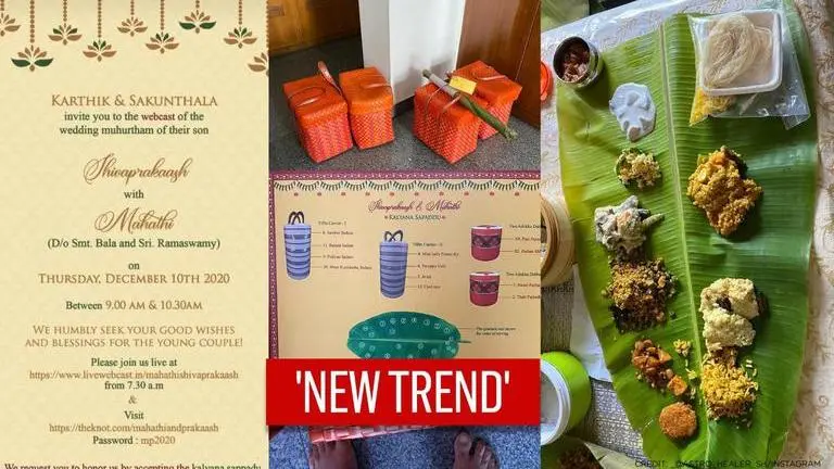 Wedding food gets delivered at doorstep; netizens call it a 'Fine idea' Tweet shows wedding food delivered at doorstep, netizens call it a 'Fine Idea'