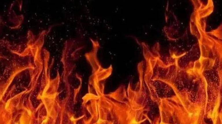 Maharashtra news: godown gutted in major fire in thane district, none hurt