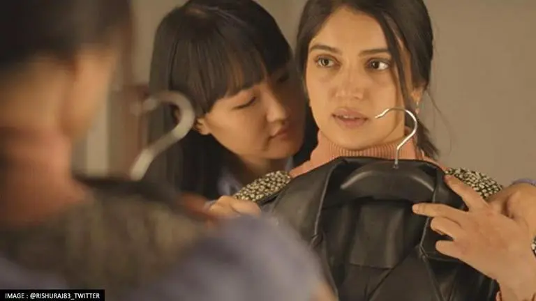 'Badhaai Do': Bhumi Pednekar wishes co-star Chum Darang on Valentine's day with BTS pics Badhaai Do