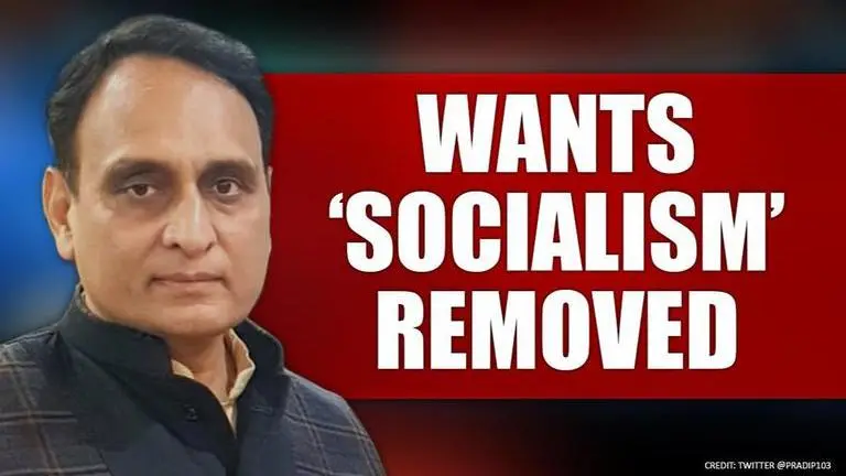 BJP's Rakesh Sinha seeks removal of word 'socialism' from Preamble; moves resolution BJP
