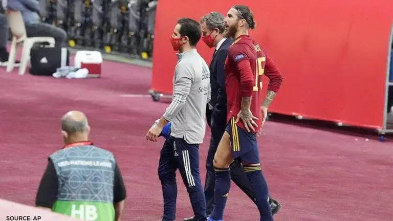 Sergio Ramos injury update: Spain skipper pulls up his hamstring during victory vs Germany sergio ramos injury update