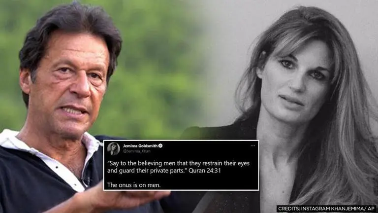 Pakistan PM blasted for linking rapes to how women dress, ex-wife says ‘Onus is on men’ (Image credit: Instagram)