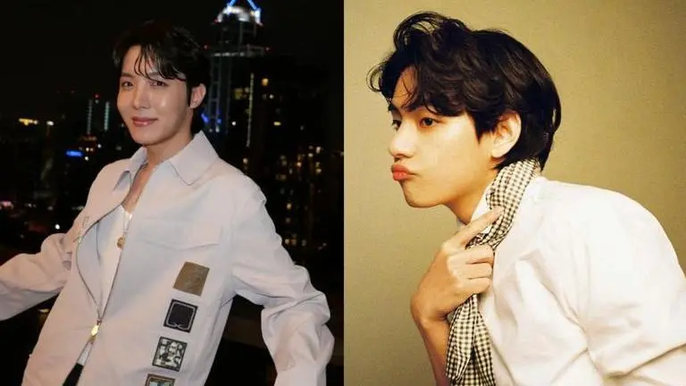 BTS J-Hope and V reunite to perform On the Streets dance challenge J-Hope