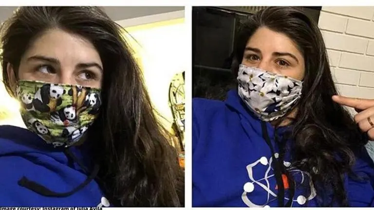 UFC star Julia Avila sews masks to support fight against coronavirus pandemic ufc