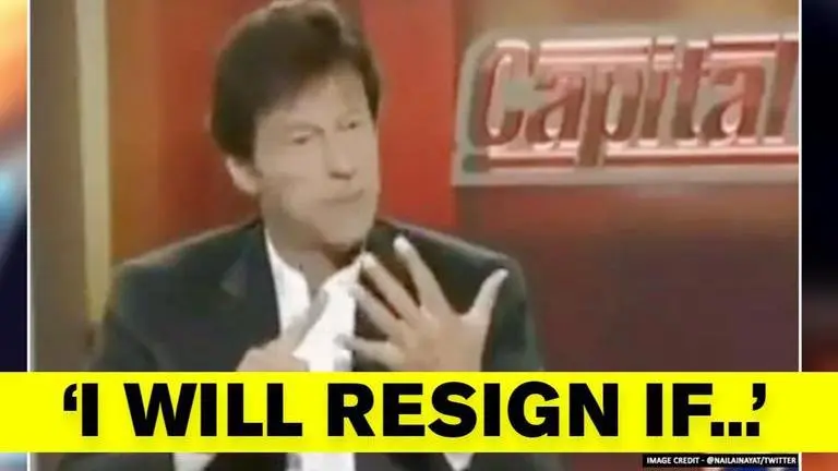 Netizens want Pak PM Imran Khan to resign after old 'if I come to power' video exposes him Imran Khan