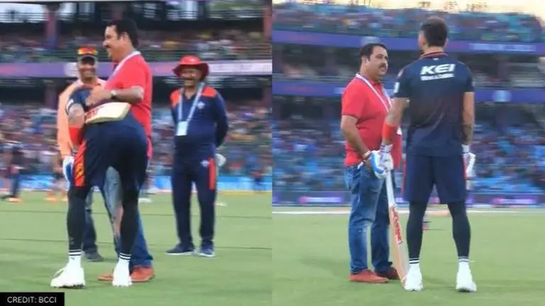 WATCH: Virat Kohli meets childhood coach Rajkumar Sharma, touches his feet Virat Kohli