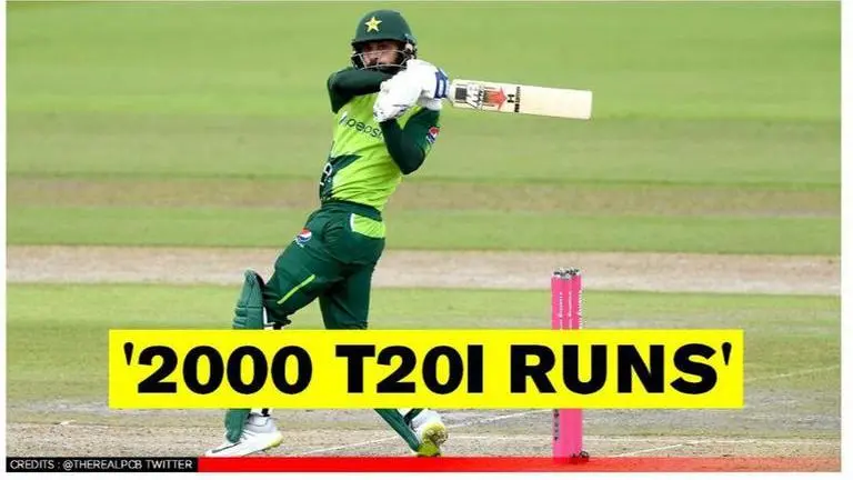Eng Vs Pak: Mohammad Hafeez becomes second Pakistani batsman to register 2000 T20I runs Mohammad Hafeez