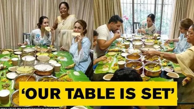 Malaika Arora with sister Amrita & family celebrates Onam; shares pictures Malaika Arora