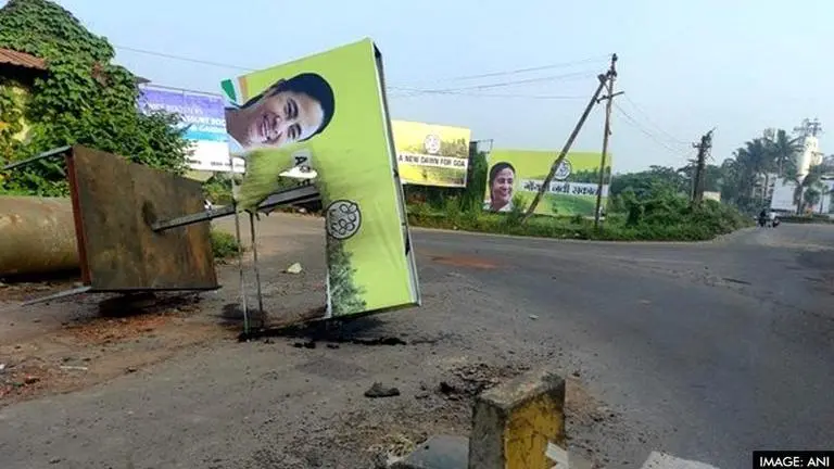 TMC accuses BJP of destroying party hoardings in Goa, says 'vandalism hurting locals' TMC