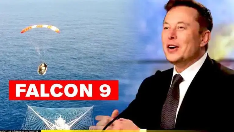 Elon Musk shares video of SpaceX team recovering rocket fairing from sea, netizens amazed Elon Musk shares video of rocket fairing recovery