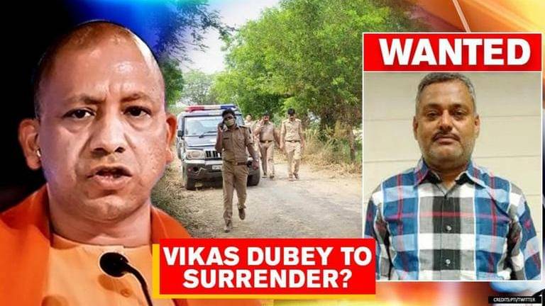 Vikas Dubey may surrender in Delhi; Kanpur cop-killing gangster last in ...