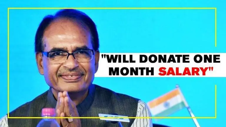 Shivraj Singh Chouhan donates one-month salary to flood-hit farmers Shivraj Singh