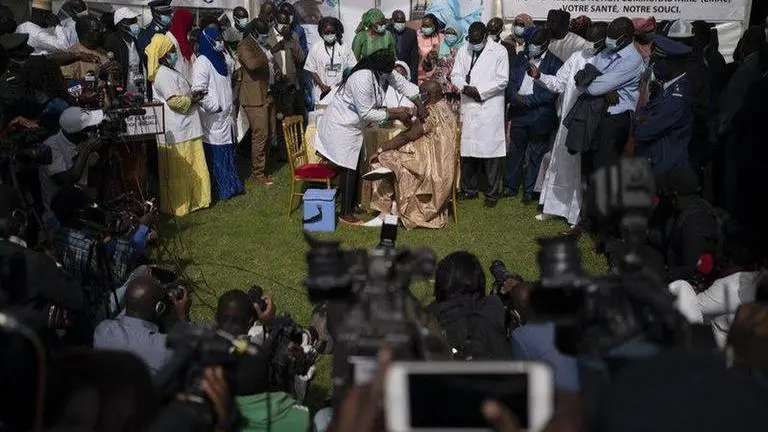 Senegal kickstarts vaccination drive, health minister calls it 'historic' Senegal kickstarts vaccination drive, health minister calls it 'historic'