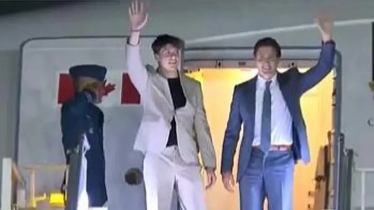 WATCH | Canadian PM Justin Trudeau arrives in New Delhi with his son Xavier for G20 summit G20 Summit