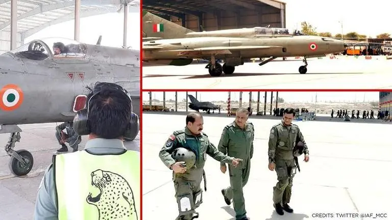 IAF Chief flies ‘Missing Man’ formation in tribute to Squadron Leader Abhinav Choudhary Squadron Leader Abhinav Chaudhary