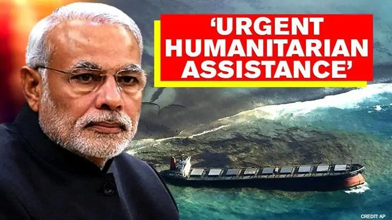 India sends over 30 tonnes of technical equipment to Mauritius to help contain oil spill india
