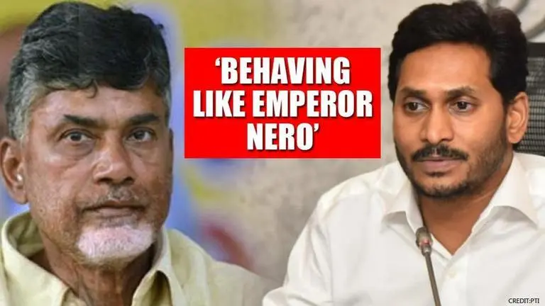 Naidu compares CM Jagan to 'Emperor Nero', accuses YSRCP of pursuing vendetta politics Naidu