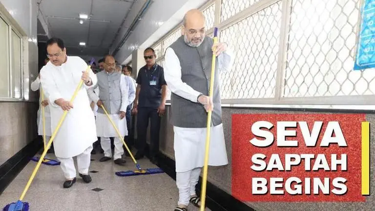 PM Modi birthday celebrations flagged off by BJP's 'Seva Saptah' PM Modi