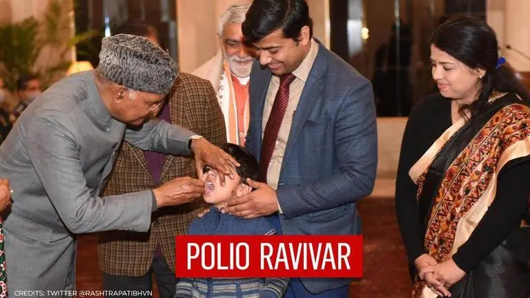 Pulse Polio 2021: President Kovind launches countrywide immunisation drive Pulse Polio 2021