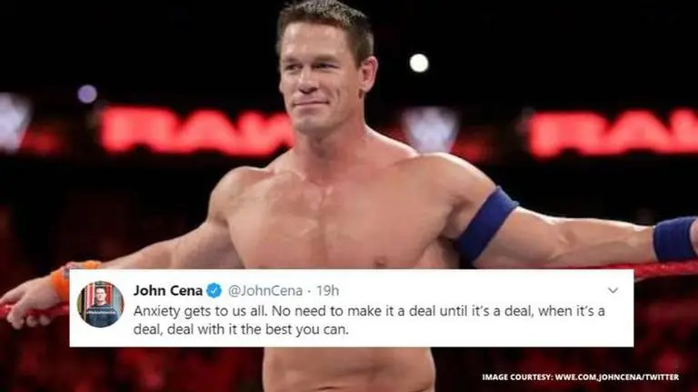 John Cena quotes anxiety in recent tweet, highlights impact of mental health issue John Cena