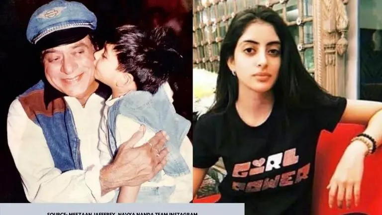 Navya Naveli is all hearts for Meezaan’s picture with grandfather Jagdeep; check post Navya Naveli