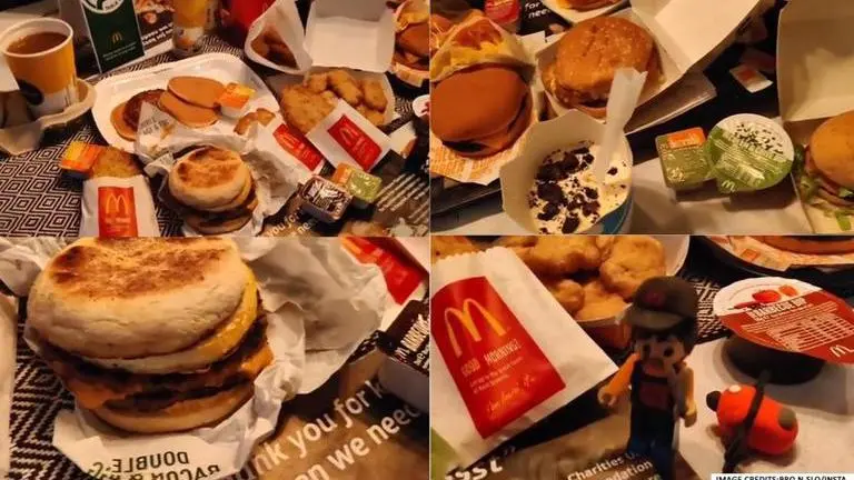 Man replicates 99 per cent of McDonald's menu at home, netizens say 'what a spread' Man replicates 99 per cent of McDonald's menu, netizens say 'What a spread'