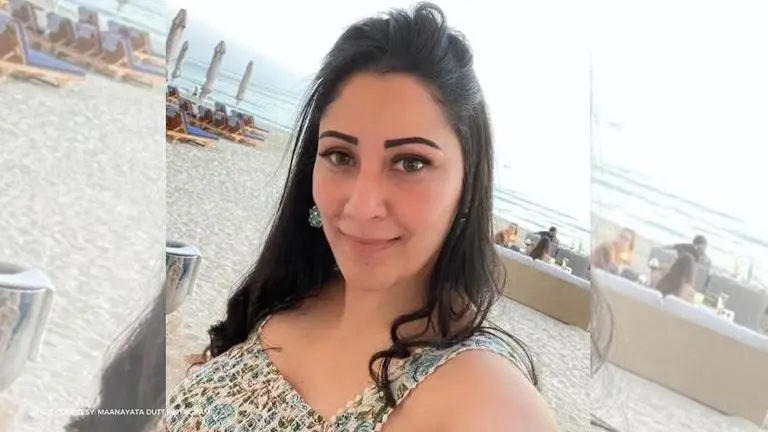 Maanayata Dutt enjoys the sun at the beach; shares picture from her 'happy place' Maanayata Dutt